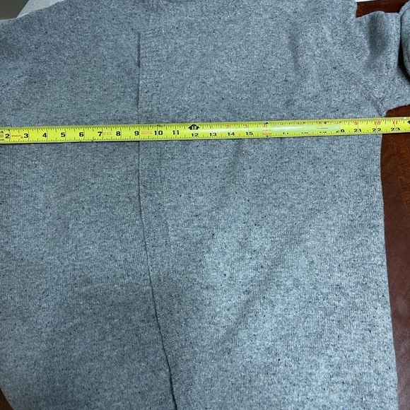 Vintage Fisherman Out Of Ireland 100% Lambswool cardigan duster * flaw - Picture 8 of 14